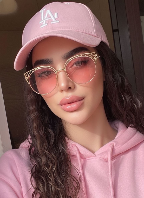 عینک آفتابی زنانه مدل رز گلد